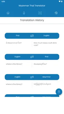 Myanmar Thai Translator android App screenshot 7